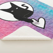 Couverture Sherpa Ode to Love Chat Sherpa Blanket - Adiela Akoo (3/4)