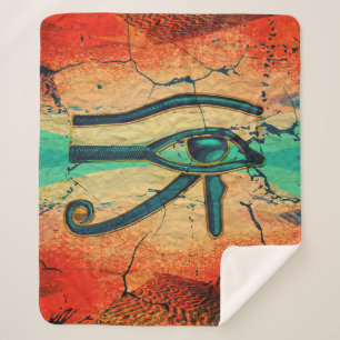 Couverture Sherpa Oeil égyptien de Horus - Ra