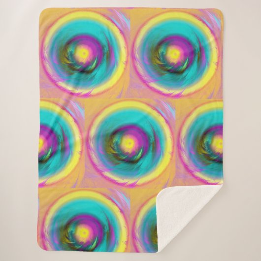 Couverture Sherpa oeil vortex (Devant)