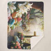 Couverture Sherpa OEuf de Pâques/Lilly (Devant)