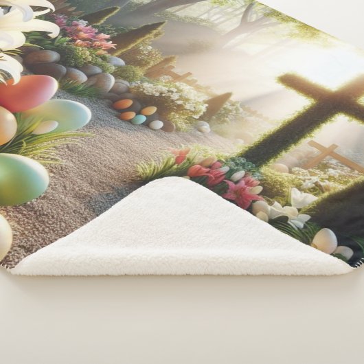 Couverture Sherpa OEuf de Pâques/Lilly (3/4)