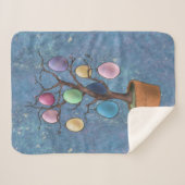 Couverture Sherpa Oeufs de Pâques (Devant (Horizontal))