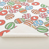 Couverture Sherpa OEufs de Pâques colorés (3/4)