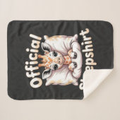 Couverture Sherpa Official Sleepshirt Giraffe (Devant (Horizontal))