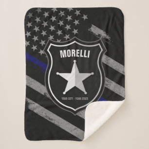 Couverture Sherpa Officier de police Shérif Cop Flag