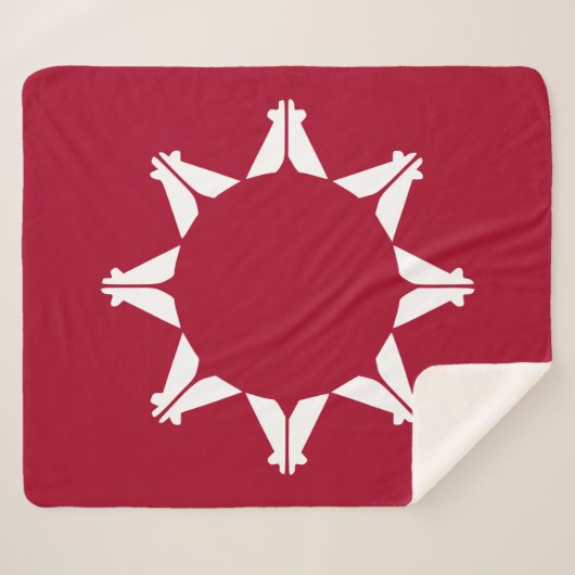 Couverture Sherpa Oglala Sioux (Devant (Horizontal))