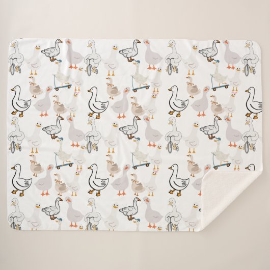 Couverture Sherpa oie (Devant (Horizontal))