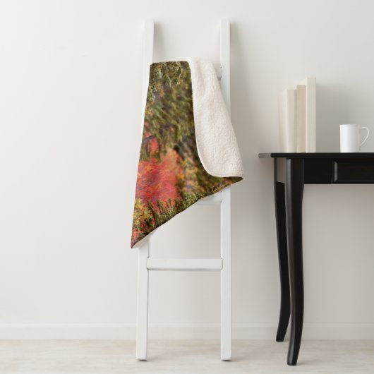 Couverture Sherpa Oie Taureau debout Dans Red Dwarf Birch (En situation)