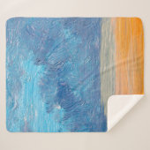 Couverture Sherpa Oil paintings landscape. Fine art. abstract,art,ba (Devant (Horizontal))