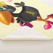 Couverture Sherpa Oiseau de mode (3/4)