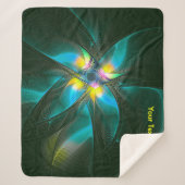 Couverture Sherpa Oiseau de Paradis (Devant)