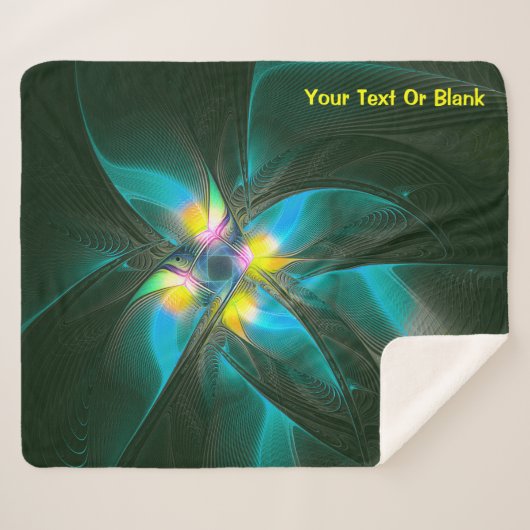 Couverture Sherpa Oiseau de Paradis (Devant (Horizontal))