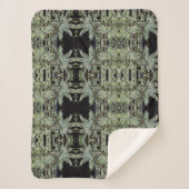 Couverture Sherpa oiseau de ronflement dans un nid (Devant)