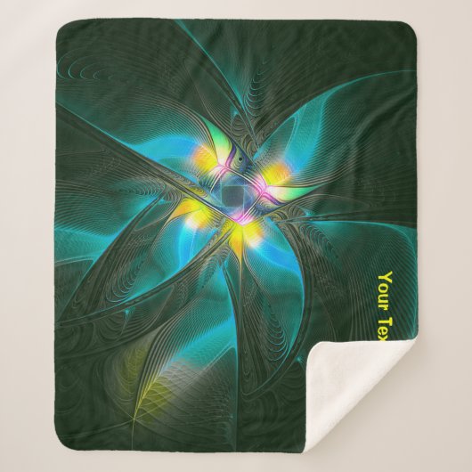 Couverture Sherpa Oiseau du Paradis (Devant)