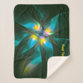 Couverture Sherpa Oiseau du Paradis (Devant)