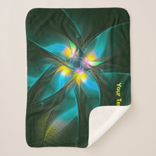 Couverture Sherpa Oiseau du Paradis (Devant)