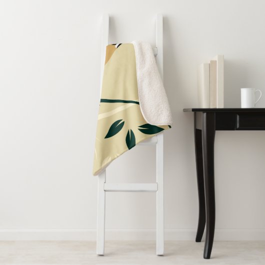 Couverture Sherpa Oiseaux cireux (En situation)