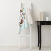 Couverture Sherpa Oiseaux d'oriole du verger d'Audubon dans un criqu (En situation)