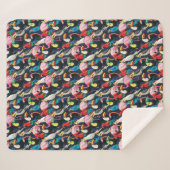 Couverture Sherpa Oiseaux exotiques (Devant (Horizontal))