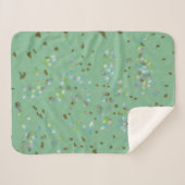 Couverture Sherpa Oiseaux forestiers Sherpa Blanket (Devant (Horizontal))