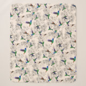 Couverture Sherpa Oiseaux Volants (Devant)
