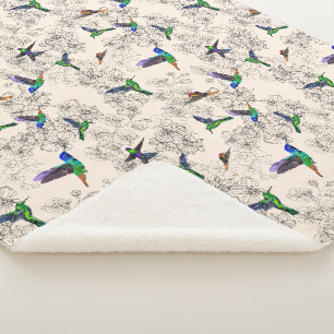 Couverture Sherpa Oiseaux Volants