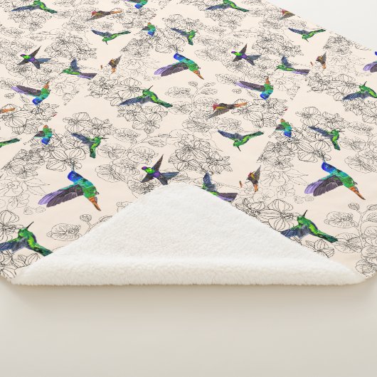 Couverture Sherpa Oiseaux Volants (3/4)