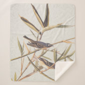 Couverture Sherpa Oiseaux volants Vireo solitaire d'Audubon sur la c (Devant)