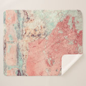 Couverture Sherpa Old textured concrete wall with natural defects. S (Devant (Horizontal))