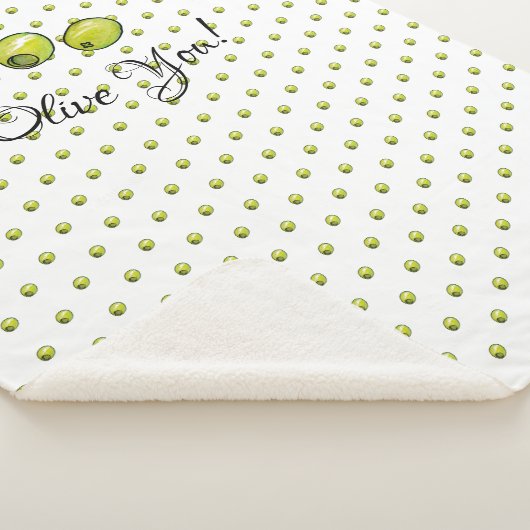 Couverture Sherpa Olive (3/4)