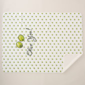 Couverture Sherpa Olive (Devant (Horizontal))