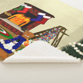 Couverture Sherpa Oliver décore pour Noël (3/4)