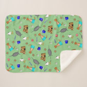 Couverture Sherpa Oliver Le Motif de vacances de la plage d'été Otte (Devant (Horizontal))