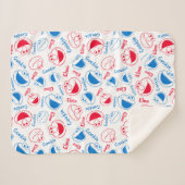 Couverture Sherpa Om Nom Nom Nom Motif BD (Devant (Horizontal))