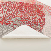 Couverture Sherpa Ombre corail (3/4)