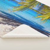 Couverture Sherpa Ombres sur la plage (3/4)