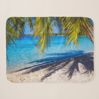Couverture Sherpa Ombres sur la plage