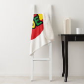 Couverture Sherpa One Love, Reggae design avec des couleurs reggae (En situation)