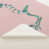 Couverture Sherpa Opal Iguanodon Dinosaur (3/4)