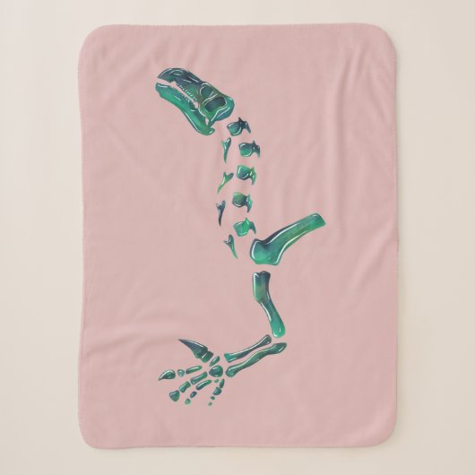 Couverture Sherpa Opal Iguanodon Dinosaur (Devant)