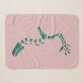 Couverture Sherpa Opal Iguanodon Dinosaur (Devant (Horizontal))