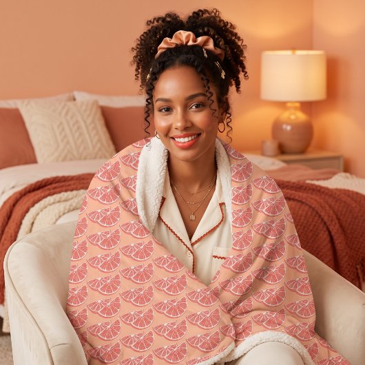 Couverture Sherpa Orange