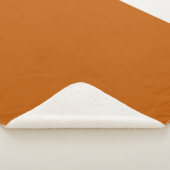 Couverture Sherpa Orange brulé (3/4)