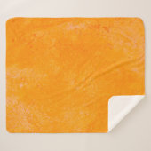 Couverture Sherpa Orange cement surface,  abstract pattern backgroun (Devant (Horizontal))
