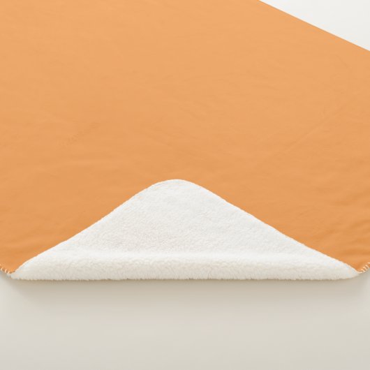 Couverture Sherpa Orange doré (3/4)