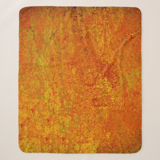 Couverture Sherpa Orange jaune grunge fond abstrait, art, backgr