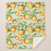Couverture Sherpa Oranges (Devant)