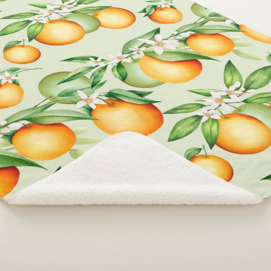 Couverture Sherpa Oranges (3/4)