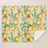 Couverture Sherpa Oranges (Devant (Horizontal))