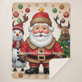 Couverture Sherpa "Ornamented Tree" (Devant)